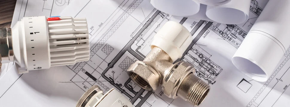 Heizungen Salzburg | Heizungsventil und Sanitärarmaturen auf technischen Bauplänen – Planung und Installation von Heizungs- und Sanitärsystemen im Neubau Heizungen Salzburg | Heizungsventil und Sanitärarmaturen auf technischen Bauplänen – Planung und Installation von Heizungs- und Sanitärsystemen im Neubau