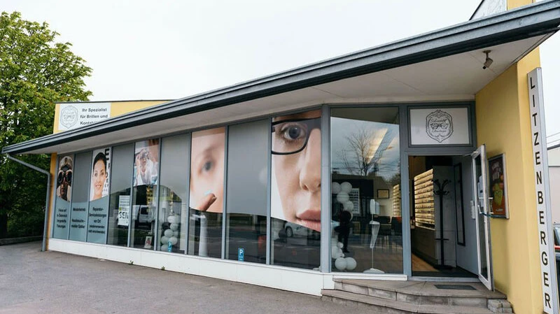 Außenansicht der Sehmanufaktur Litzenberger
