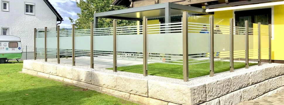 Glasgeländer gefertigt von der Glaserei Gruber GmbH