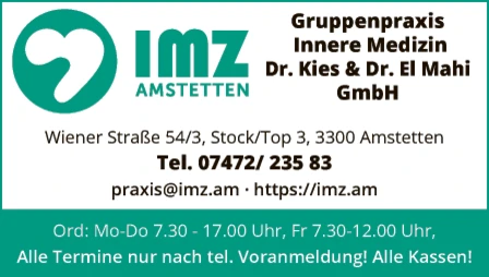 Print-Anzeige von: IMZ AMSTETTEN, Innere Medizin