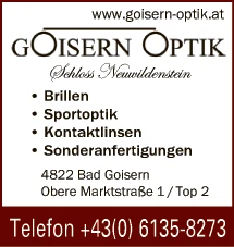 Print-Anzeige von: Goisern Optik