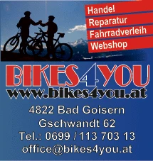 Print-Anzeige von: Gerald Hemetzberger Bikes 4 You, Fahrräder