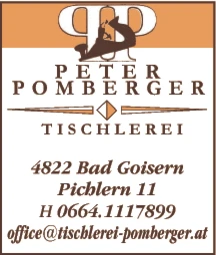 Print-Anzeige von: Pomberger, Peter, Tischlerei