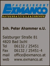 Print-Anzeige von: Ahammer, Peter, Autoersatzteile