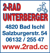 Print-Anzeige von: Zweirad Erwin Unterberger, Zweirad