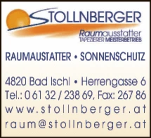 Print-Anzeige von: Stollnberger, Thomas, Tapezierer u Raumausstatter