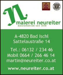 Print-Anzeige von: Neureiter Martin GesmbH & Co. KG, Maler