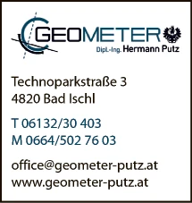 Print-Anzeige von: Putz, Hermann, Geometer