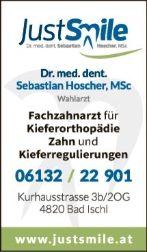 Print-Anzeige von: Hoscher; MSc., Sebastian, Dr., Fachzahnarzt für Kieferorthopädie Print-Anzeige von: Hoscher; MSc., Sebastian, Dr., Fachzahnarzt für Kieferorthopädie