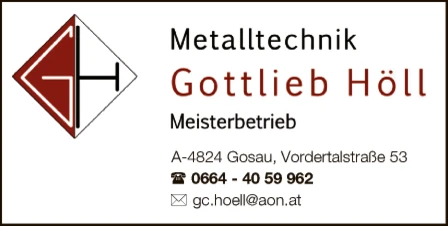 Print-Anzeige von: Höll, Gottlieb, Metalltechnik