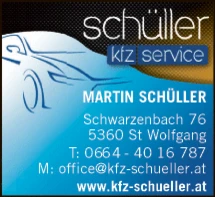 Print-Anzeige von: Schüller kfz service