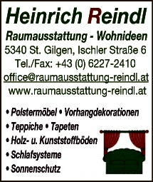 Print-Anzeige von: Reindl, Heinrich, Raumausstattung