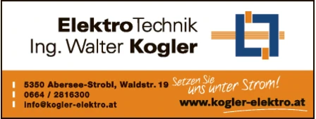 Print-Anzeige von: Kogler, Walter, Ing., Elektro Print-Anzeige von: Kogler, Walter, Ing., Elektro