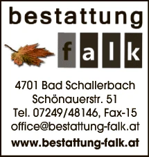 Print-Anzeige von: Falk, Hubert, Möbeltischlerei