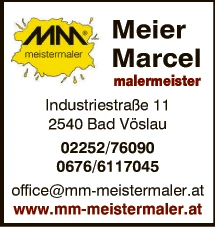 Print-Anzeige von: Meier, Marcel, Malermeister Print-Anzeige von: Meier, Marcel, Malermeister
