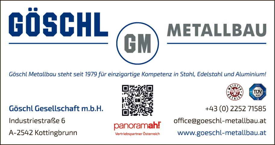 Print-Anzeige von: Göschl GesmbH, Metallbau
