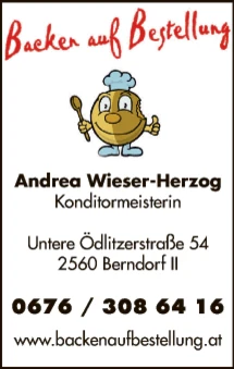 Print-Anzeige von: Wieser-Herzog, Andrea, Konditorin