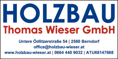 Print-Anzeige von: Holzbau Thomas Wieser GmbH