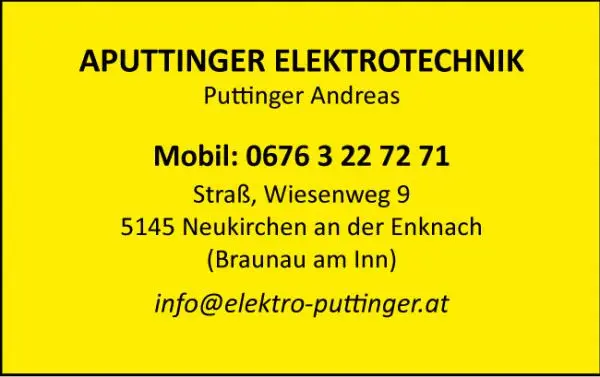 Galerie-Bild 1: APuttinger Elektrotechnik von Puttinger, Andreas, Elektrotechnik