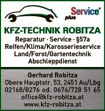 Print-Anzeige von: KFZ- Technik Robitza