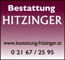 Print-Anzeige von: Hitzinger Bestattung