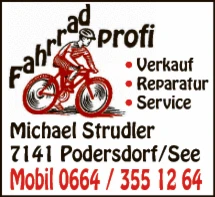 Print-Anzeige von: Strudler, Michael, Fahrradhandel