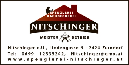 Print-Anzeige von: Nitschinger OG, Nitschinger Michel, Spenglerei & Dachdeckerei