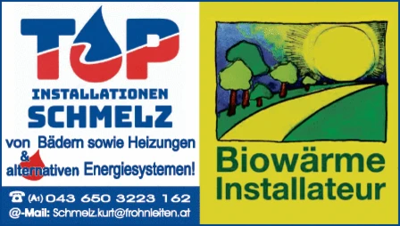 Print-Anzeige von: TOP-Installationen Schmelz GmbH, Kurt, Schmelz, Installationsunternehmen