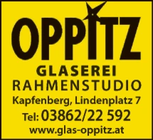 Print-Anzeige von: Oppitz-Glas GesmbH