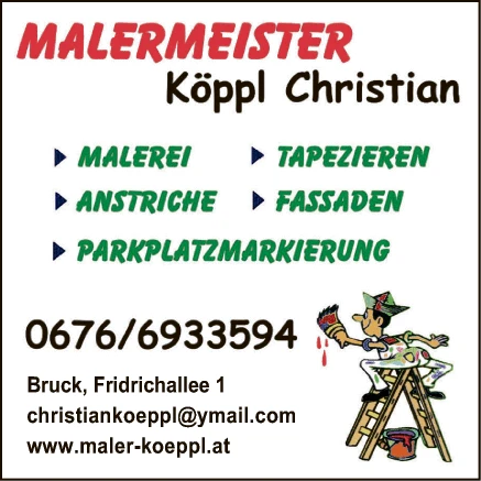 Print-Anzeige von: Köppl, Christian, Malermeister