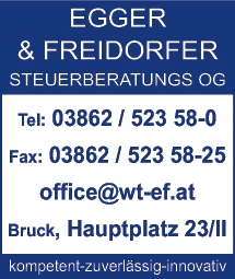 Print-Anzeige von: Egger & Freidorfer Steuerberatungs-OG