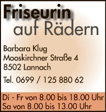 Print-Anzeige von: Klug, Barbara, Friseur
