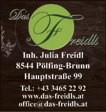 Print-Anzeige von: Das Freidls, Gasthaus