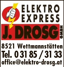 Print-Anzeige von: Elektro-Express J. Drosg GesmbH, Elektrohandel