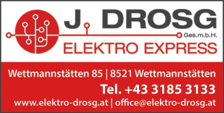 Print-Anzeige von: Elektro-Express J. Drosg GesmbH, Elektrohandel