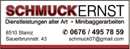 Print-Anzeige von: Schmuck, Ernst, Minibaggerarbeiten