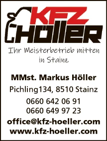 Print-Anzeige von: KFZ Höller