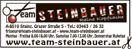 Print-Anzeige von: Steinbauer Friseur, Friseure
