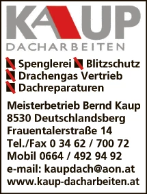 Print-Anzeige von: Kaup, Bernd