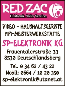 Print-Anzeige von: SP Elektronik KG