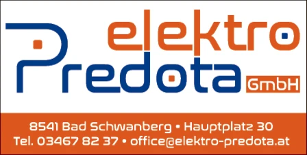 Print-Anzeige von: Predota GesmbH, Elektroinstallationsunternehmen Print-Anzeige von: Predota GesmbH, Elektroinstallationsunternehmen
