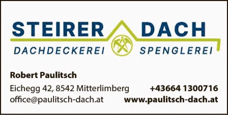 Print-Anzeige von: Paulitsch, Robert, Spenglerei
