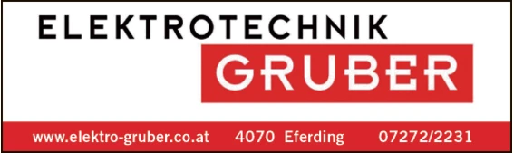 Print-Anzeige von: Elektrotechnik Gruber GmbH