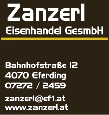 Print-Anzeige von: Zanzerl Eisenhandel GesmbH, Eisenwaren