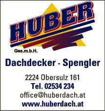 Print-Anzeige von: HUBER Ges.m.b.H. Print-Anzeige von: HUBER Ges.m.b.H.