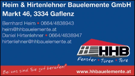 Print-Anzeige von: Heim & Hirtenlehner GmbH