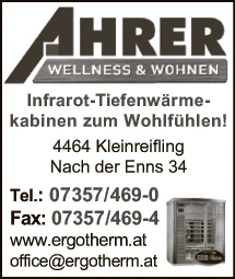 Print-Anzeige von: Ahrer, Edmund, Tischlerei