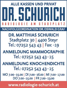 Print-Anzeige von: Dr. Matthias Schurich, Radiologie