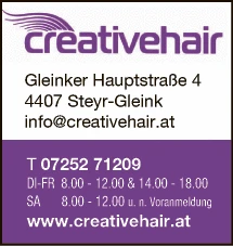 Print-Anzeige von: Gruber, Manuela, Friseur Print-Anzeige von: Gruber, Manuela, Friseur