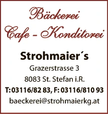 Print-Anzeige von: Strohmaier KG, Bäckereien
